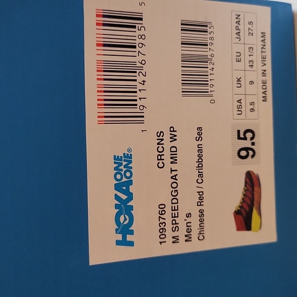 Hoka One One Speedgoat Mid WP Sz. 9.5